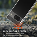 kalibri Hülle kompatibel mit Google Pixel 8 Case - Handyhülle mit 2x Glas Schutz Folie - Cover Handyhülle