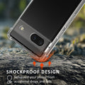 kalibri Hülle kompatibel mit Google Pixel 7a Case - Handyhülle mit 2x Glas Schutz Folie - Cover Handyhülle
