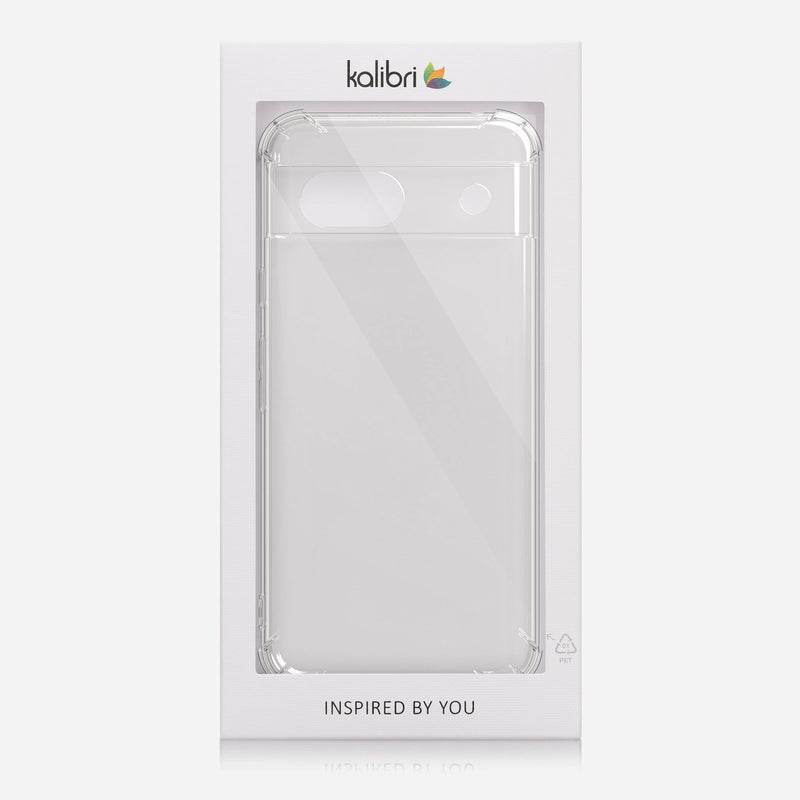kalibri Hülle kompatibel mit Google Pixel 8a Case - Handyhülle mit 2x Glas Schutz Folie - Cover Handyhülle