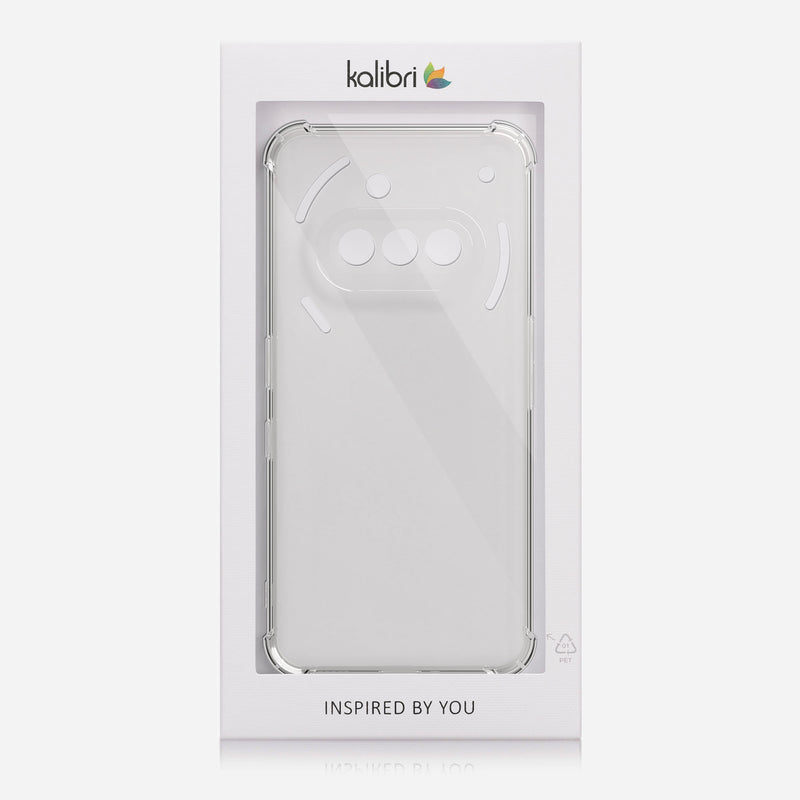 kalibri Hülle kompatibel mit Nothing Phone 3a Case - Handyhülle mit 2x Glas Schutz Folie - Cover Handyhülle