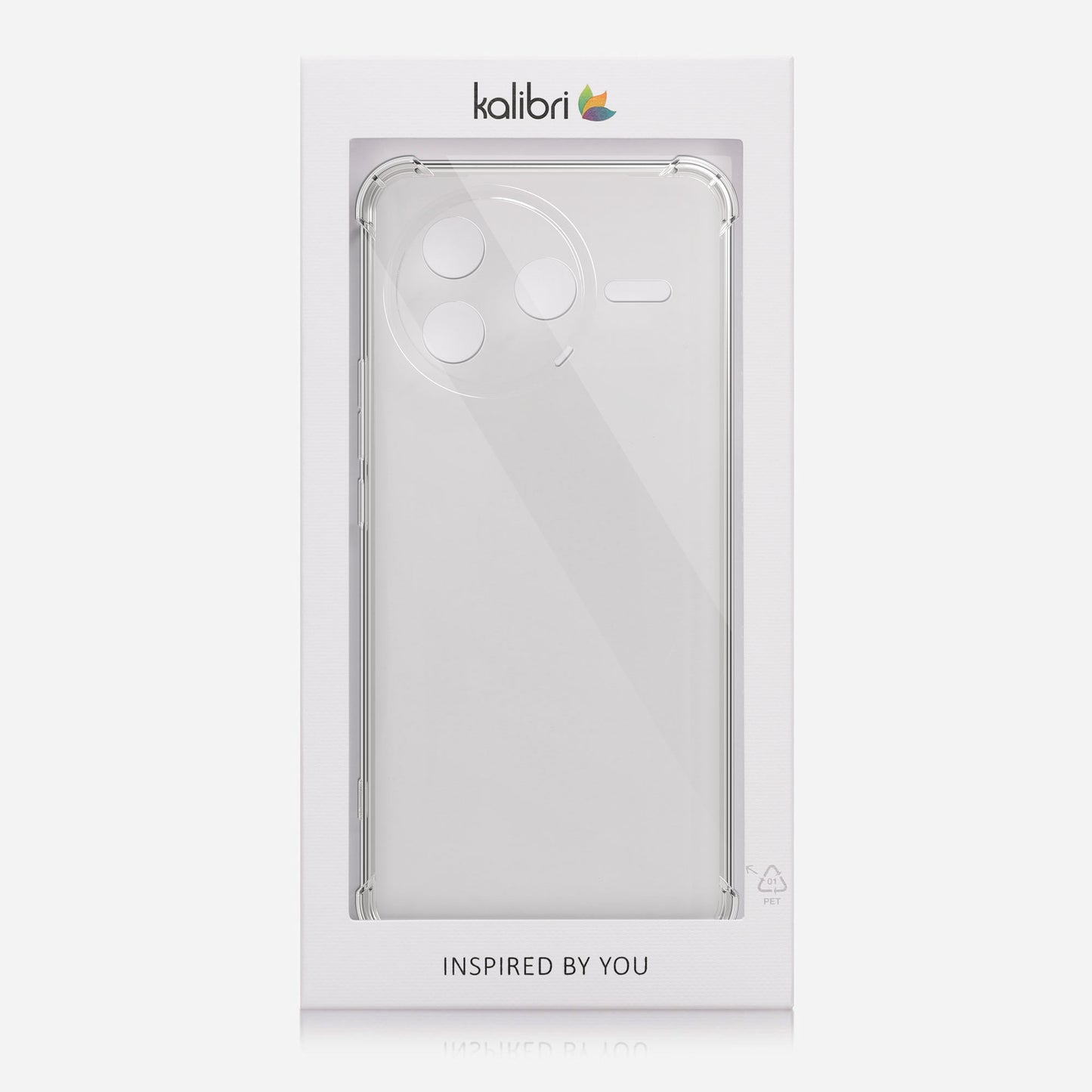 kalibri Hülle kompatibel mit Xiaomi Poco F7 Pro Case - Handyhülle mit 2x Glas Schutz Folie - Cover Handyhülle