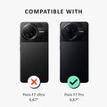 kalibri Hülle kompatibel mit Xiaomi Poco F7 Pro Case - Handyhülle mit 2x Glas Schutz Folie - Cover Handyhülle