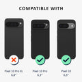kalibri Hülle kompatibel mit Google Pixel 10 / Pixel 10 Pro Case - Handyhülle mit 2x Glas Schutz Folie - Cover Handyhülle
