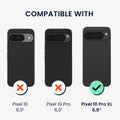 kalibri Schutzhülle mit Standringhalter kompatibel mit Google Pixel 10 Pro XL Hülle - Kickstand 360° Ring Hardcase kompatibel mit MagSafe
