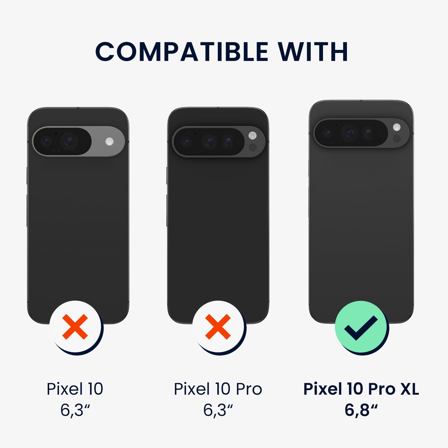 kalibri Schutzhülle mit Standringhalter kompatibel mit Google Pixel 10 Pro XL Hülle - Kickstand 360° Ring Hardcase kompatibel mit MagSafe