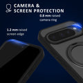 kalibri Schutzhülle mit Standringhalter kompatibel mit Google Pixel 10 Pro XL Hülle - Kickstand 360° Ring Hardcase kompatibel mit MagSafe