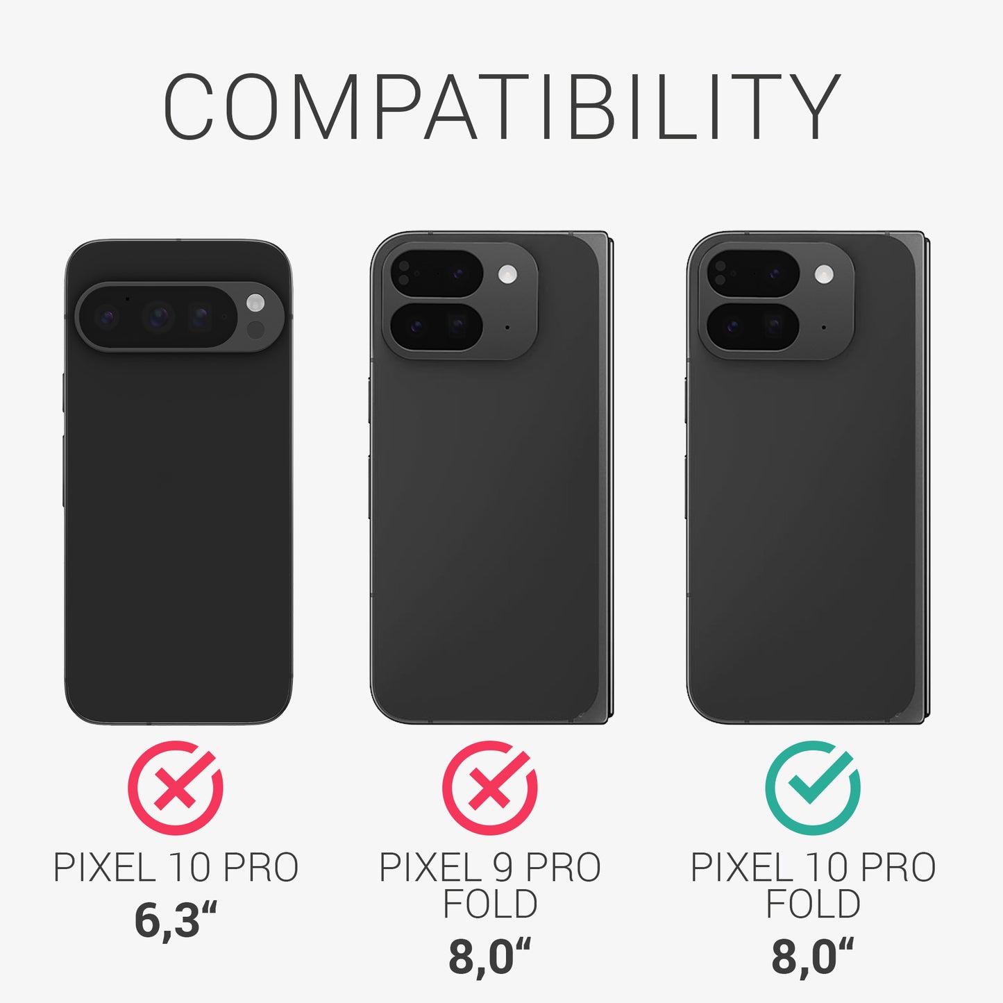kalibri Schutzhülle kompatibel mit Google Pixel 10 Pro Fold