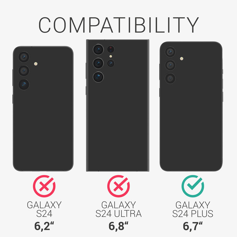 kalibri Schutzhülle kompatibel mit Samsung Galaxy S24 Plus - Handy Cover Case Handyhülle