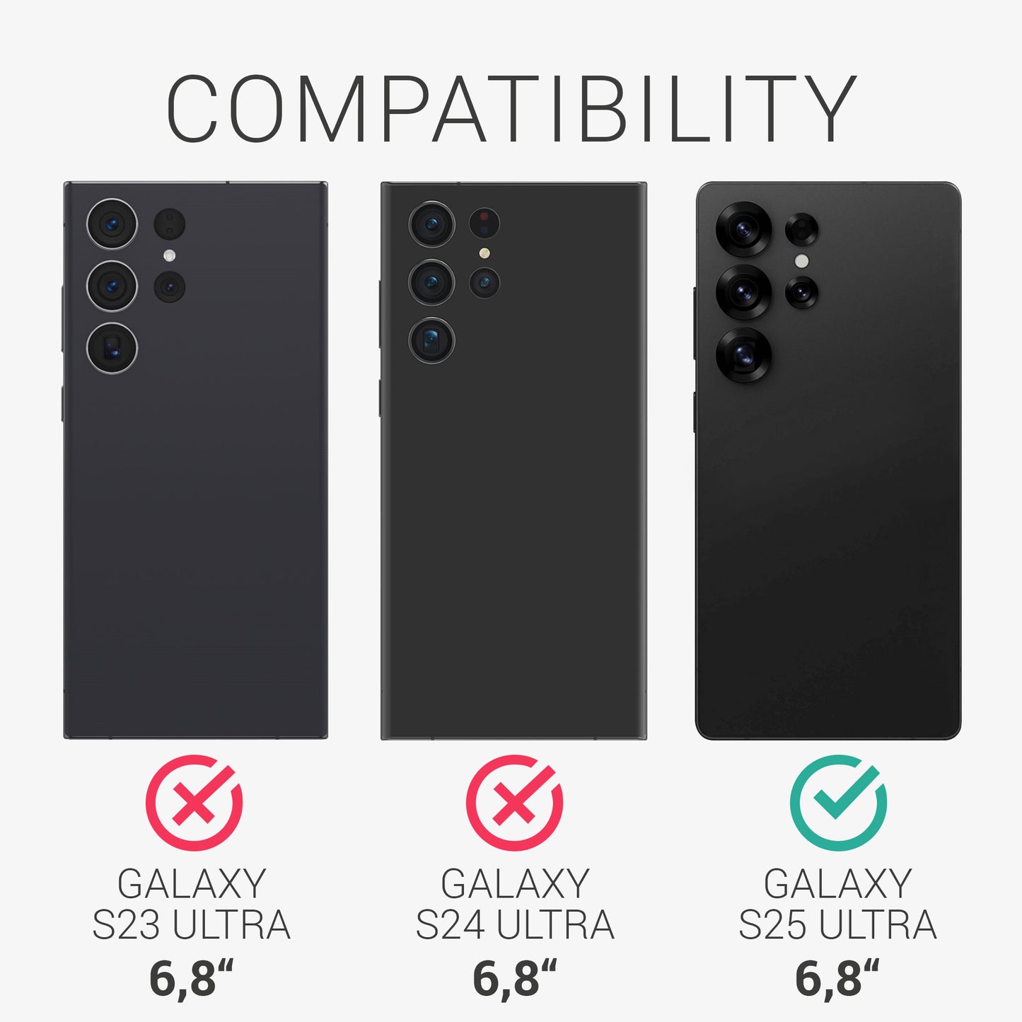 kalibri Schutzhülle kompatibel mit Samsung Galaxy S25 Ultra - Handy Cover Case Handyhülle