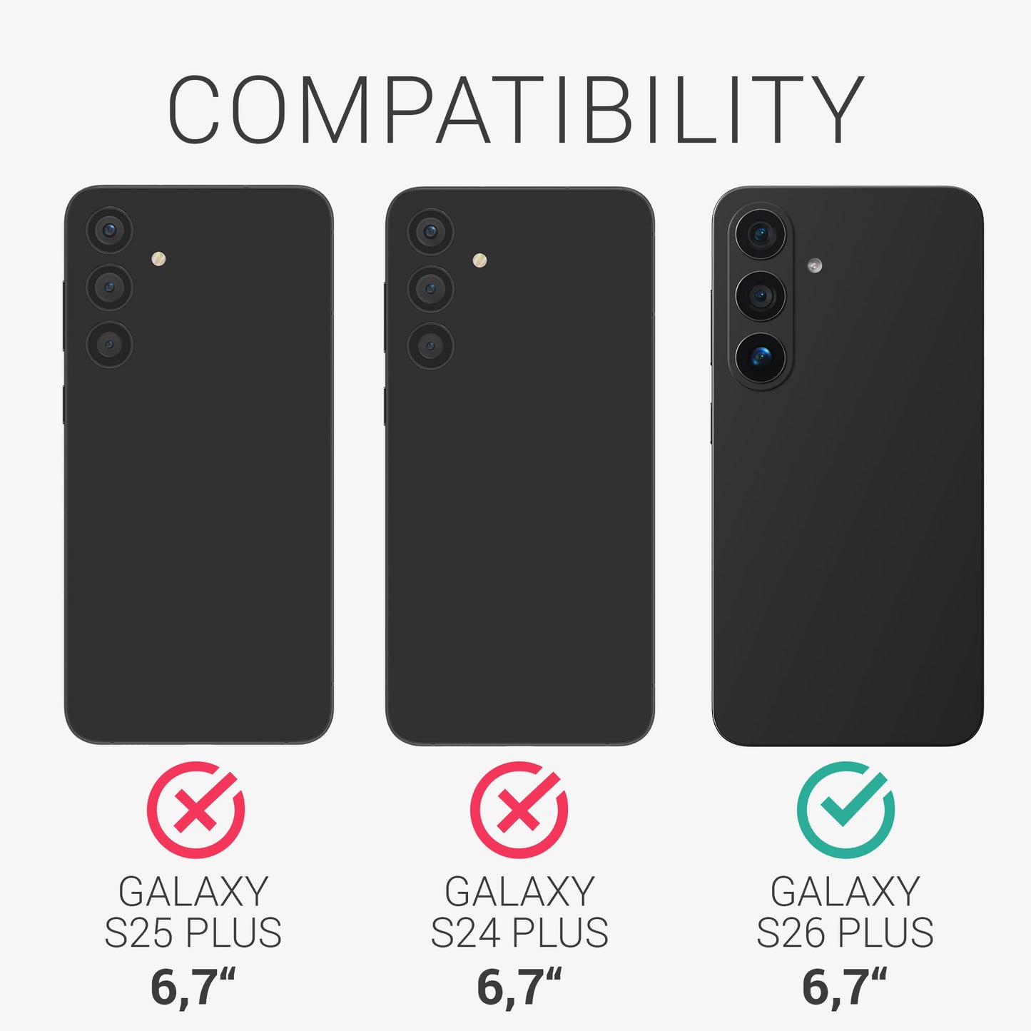 kalibri Schutzhülle kompatibel mit Samsung Galaxy S26 Plus Handy Cover Case Handyhülle