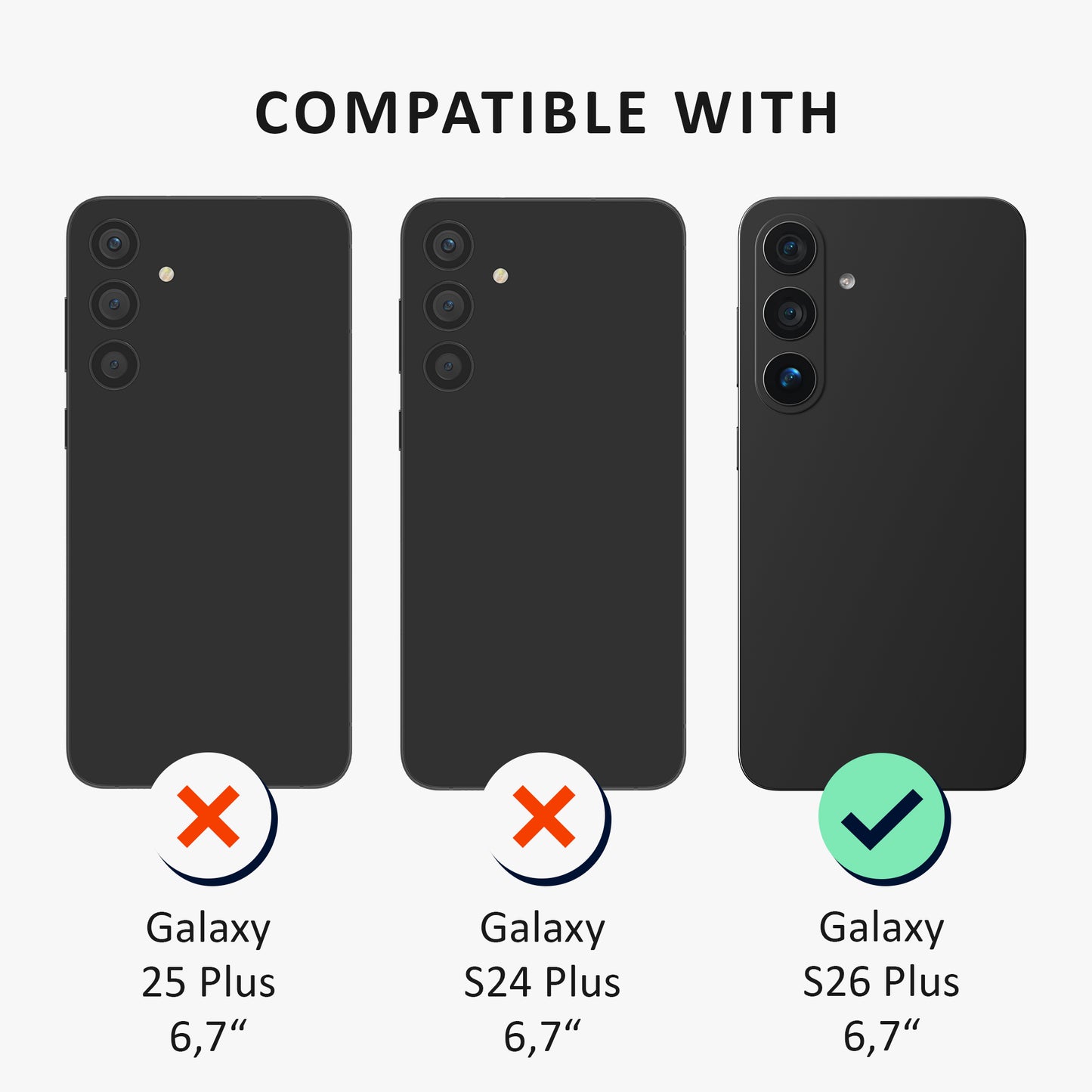 kalibri Hülle für Samsung Galaxy S26 Plus Hülle Case Handyhülle Kompatibel mit MagSafe