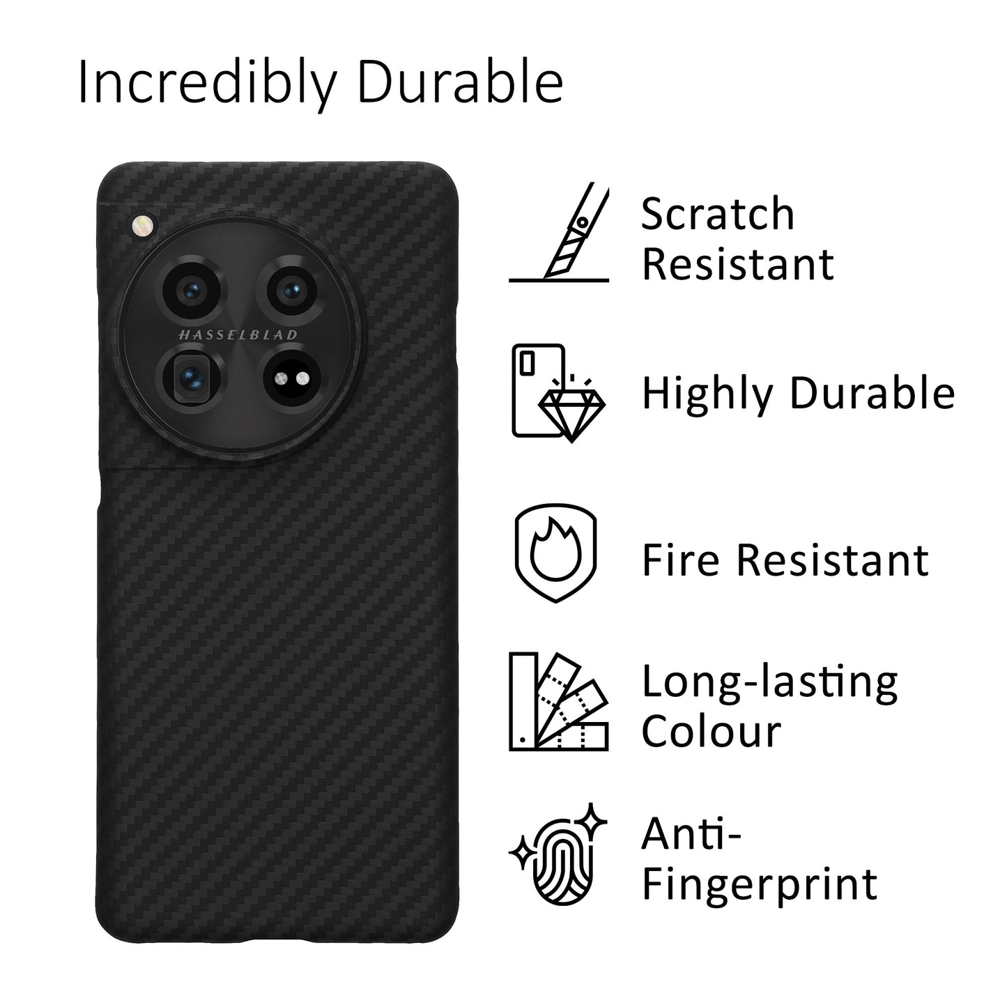 kalibri Schutzhülle kompatibel mit OnePlus 12 Handy Cover Case Handyhülle