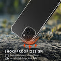 kalibri Hülle kompatibel mit Apple iPhone 15 Case - Handyhülle mit 2x Glas Schutz Folie - Cover Handyhülle