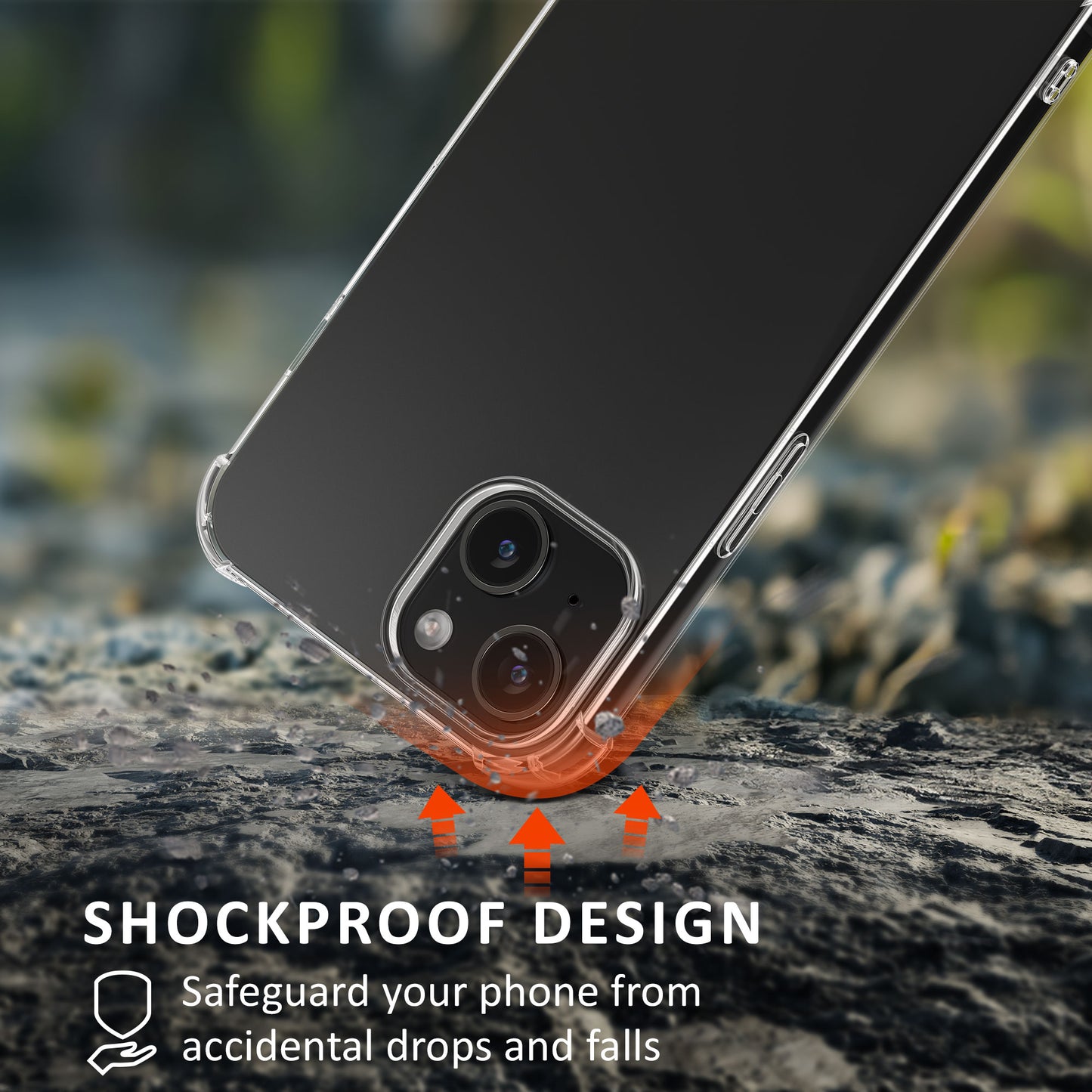 kalibri Hülle kompatibel mit Apple iPhone 15 Case - Handyhülle mit 2x Glas Schutz Folie - Cover Handyhülle