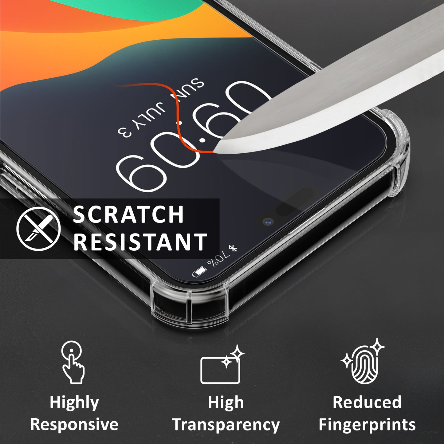 kalibri Hülle kompatibel mit Apple iPhone 15 Case - Handyhülle mit 2x Glas Schutz Folie - Cover Handyhülle