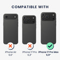 kalibri Hülle kompatibel mit Apple iPhone 17 Pro Max Case - Handyhülle mit 2x Glas Schutz Folie - Cover Handyhülle