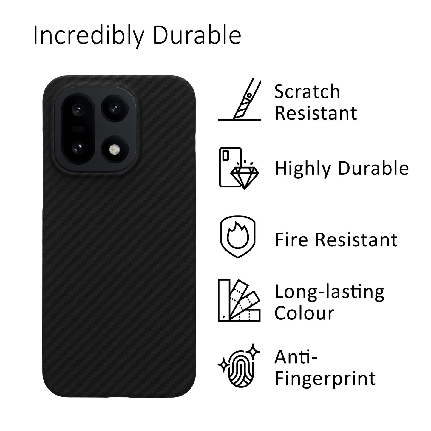 kalibri Schutzhülle kompatibel mit OnePlus 15 - Handy Cover Case Handyhülle