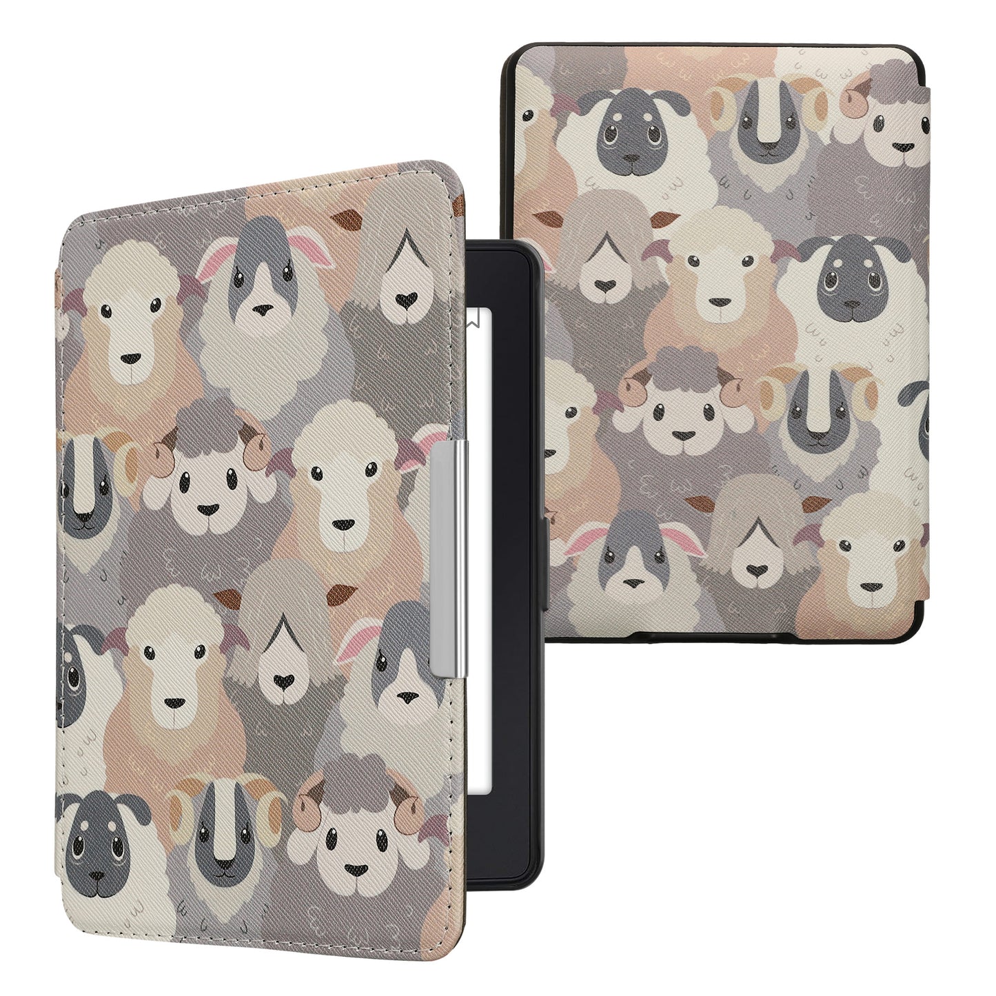 kwmobile Schutzhülle für Amazon Kindle Paperwhite Hülle - eReader Flip Case mit Auto Sleep Funktion