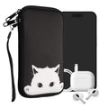 kwmobile Handytasche für Smartphones - Handy Tasche Hülle Cover Case Schutzhülle - Vögel Ast - 15,2 x 8,3 cm Innenmaße