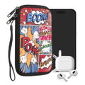 kwmobile Handytasche für Smartphones - Handy Tasche Hülle Cover Case Schutzhülle - Vögel Ast - 15,2 x 8,3 cm Innenmaße