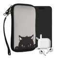 kwmobile Handytasche für Smartphones - Handy Tasche Hülle Cover Case Schutzhülle - Vögel Ast - 15,2 x 8,3 cm Innenmaße