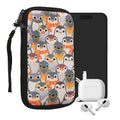 kwmobile Handytasche für Smartphones - Handy Tasche Hülle Cover Case Schutzhülle - Vögel Ast - 15,2 x 8,3 cm Innenmaße
