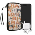 kwmobile Handytasche für Smartphones - Handy Tasche Hülle Cover Case Schutzhülle - Vögel Ast - 15,2 x 8,3 cm Innenmaße