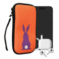 kwmobile Handytasche für Smartphones - Handy Tasche Hülle Cover Case Schutzhülle - Vögel Ast - 15,2 x 8,3 cm Innenmaße
