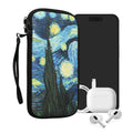 kwmobile Handytasche für Smartphones - Handy Tasche Hülle Cover Case Schutzhülle - Vögel Ast - 15,2 x 8,3 cm Innenmaße
