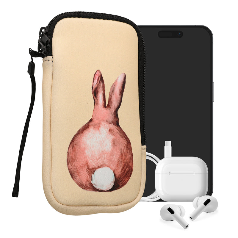 kwmobile Handytasche für Smartphones - Handy Tasche Hülle Cover Case Schutzhülle - Vögel Ast - 15,2 x 8,3 cm Innenmaße