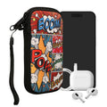 kwmobile Handytasche für Smartphones - Handy Tasche Hülle Cover Case Schutzhülle - Vögel Ast - 15,2 x 8,3 cm Innenmaße