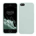 kwmobile Handyhülle für Apple iPhone SE (1.Gen 2016) / iPhone 5 / iPhone 5S Hülle - Kabelloses Laden - Schutzhülle Cover