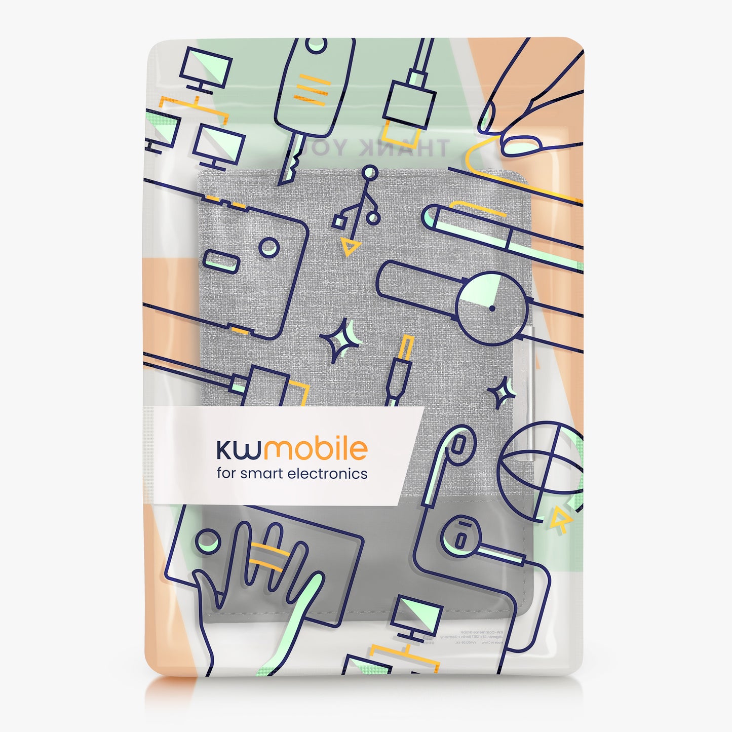 kwmobile Hülle kompatibel mit Tolino Vision 1 / 2 / 3 / 4 HD eReader Schutzhülle Cover Case