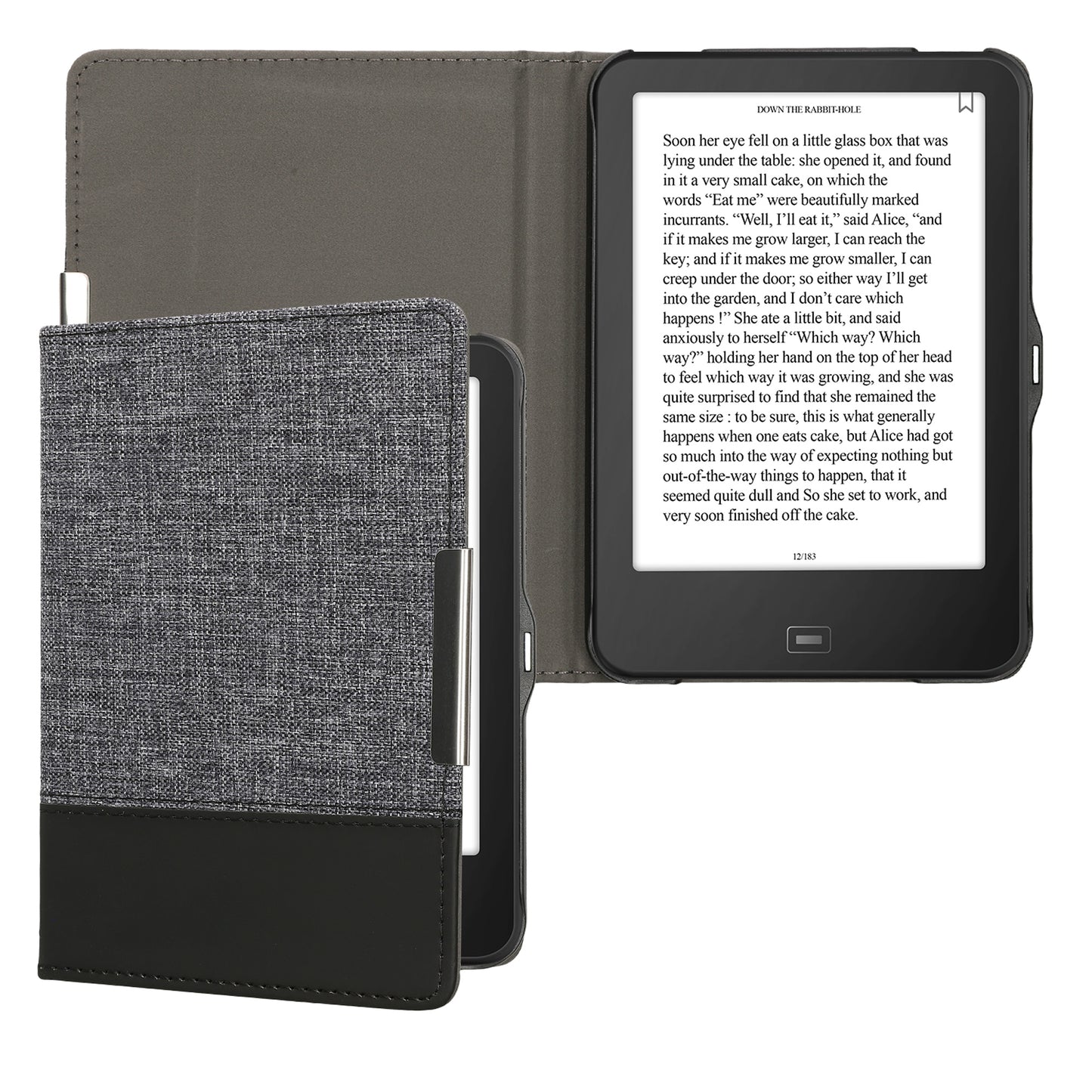 kwmobile Hülle kompatibel mit Tolino Vision 1 / 2 / 3 / 4 HD eReader Schutzhülle Cover Case