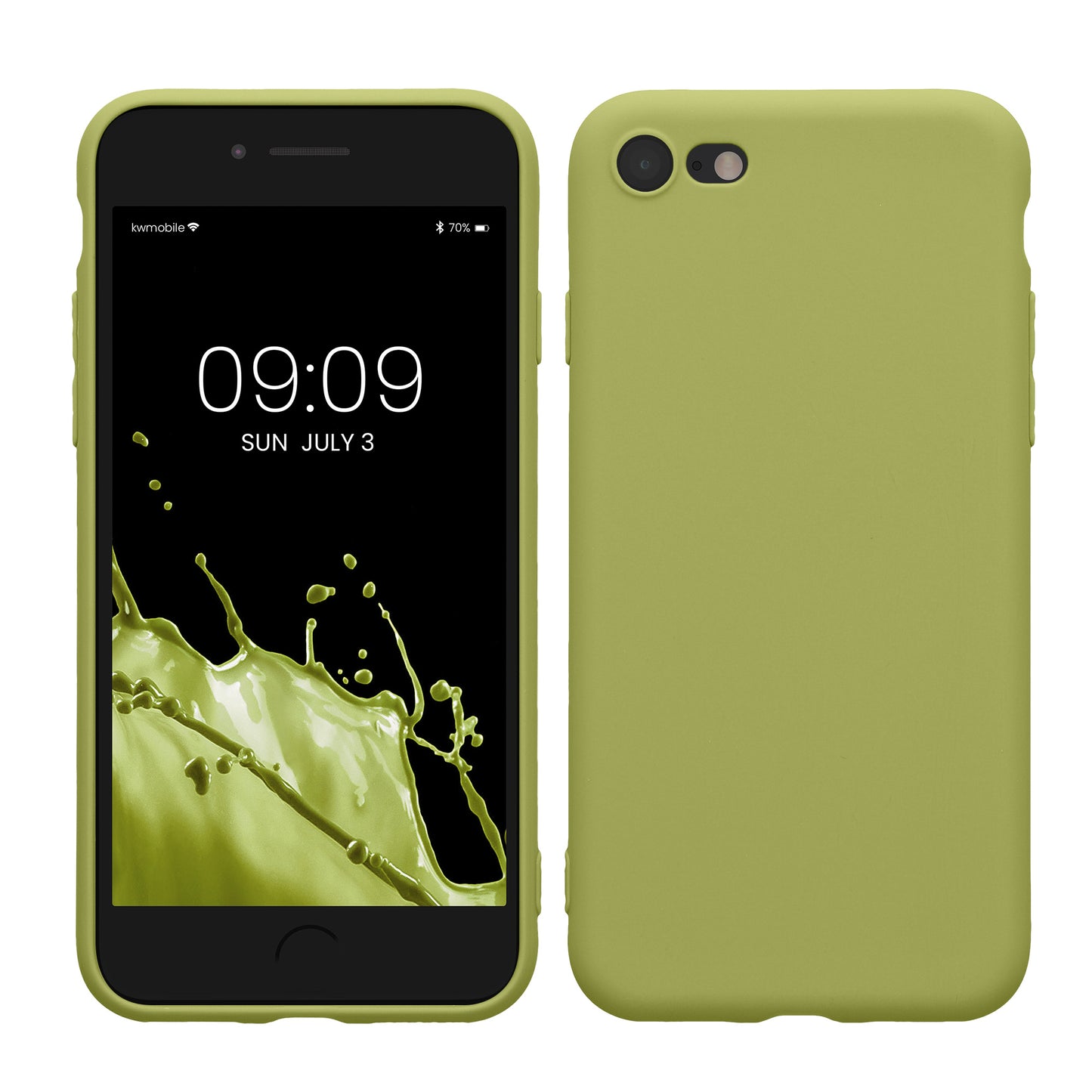kwmobile Handyhülle für Apple iPhone SE (2022) / SE (2020) / 8 / 7 Hülle - weiches Handy Silikon Case - Schutzhülle Cover