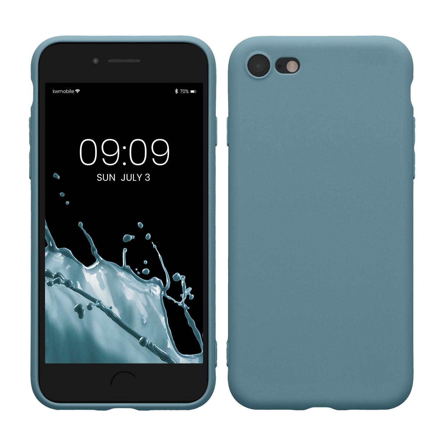 kwmobile Handyhülle für Apple iPhone SE (2022) / SE (2020) / 8 / 7 Hülle - weiches Handy Silikon Case - Schutzhülle Cover
