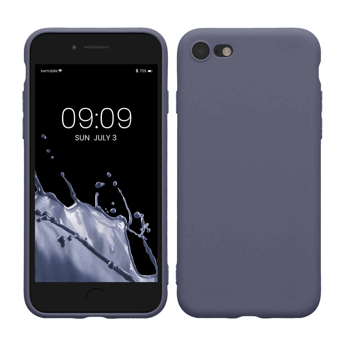 kwmobile Handyhülle für Apple iPhone SE (2022) / SE (2020) / 8 / 7 Hülle - weiches Handy Silikon Case - Schutzhülle Cover
