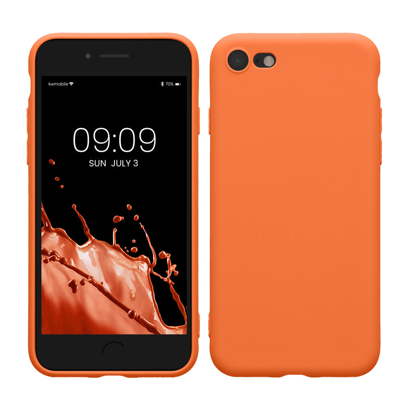 kwmobile Handyhülle für Apple iPhone SE (2022) / SE (2020) / 8 / 7 Hülle - weiches Handy Silikon Case - Schutzhülle Cover