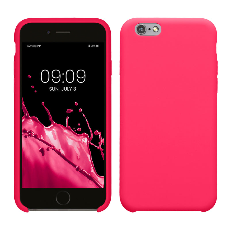 kwmobile Handyhülle für Apple iPhone 6 / 6S Hülle - Case Silikon - Kabelloses Laden - Schutzhülle Cover