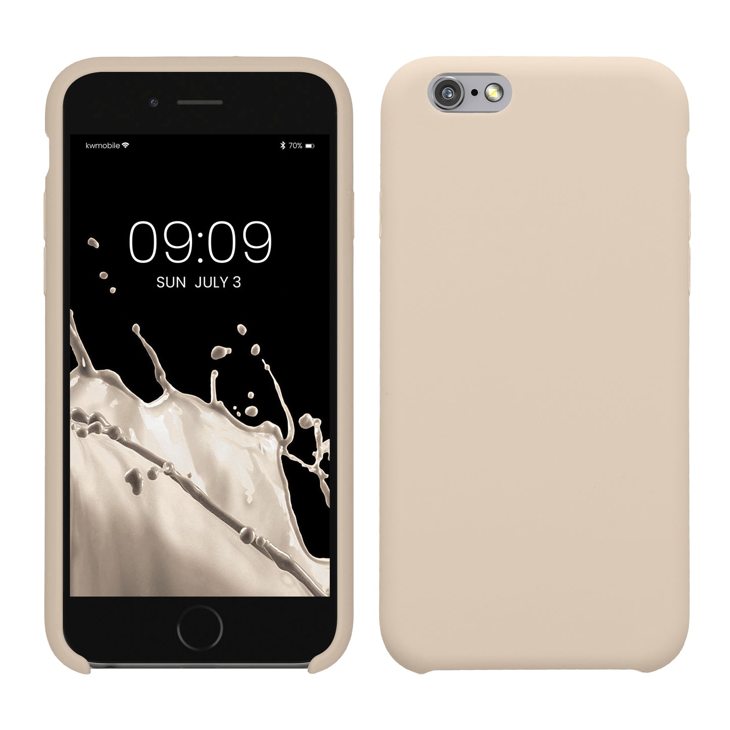 kwmobile Handyhülle für Apple iPhone 6 / 6S Hülle - Case Silikon - Kabelloses Laden - Schutzhülle Cover