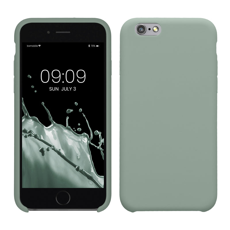 kwmobile Handyhülle für Apple iPhone 6 / 6S Hülle - Case Silikon - Kabelloses Laden - Schutzhülle Cover