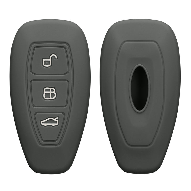 kwmobile Autoschlüssel Hülle kompatibel mit Ford 3-Tasten Autoschlüssel Keyless Go