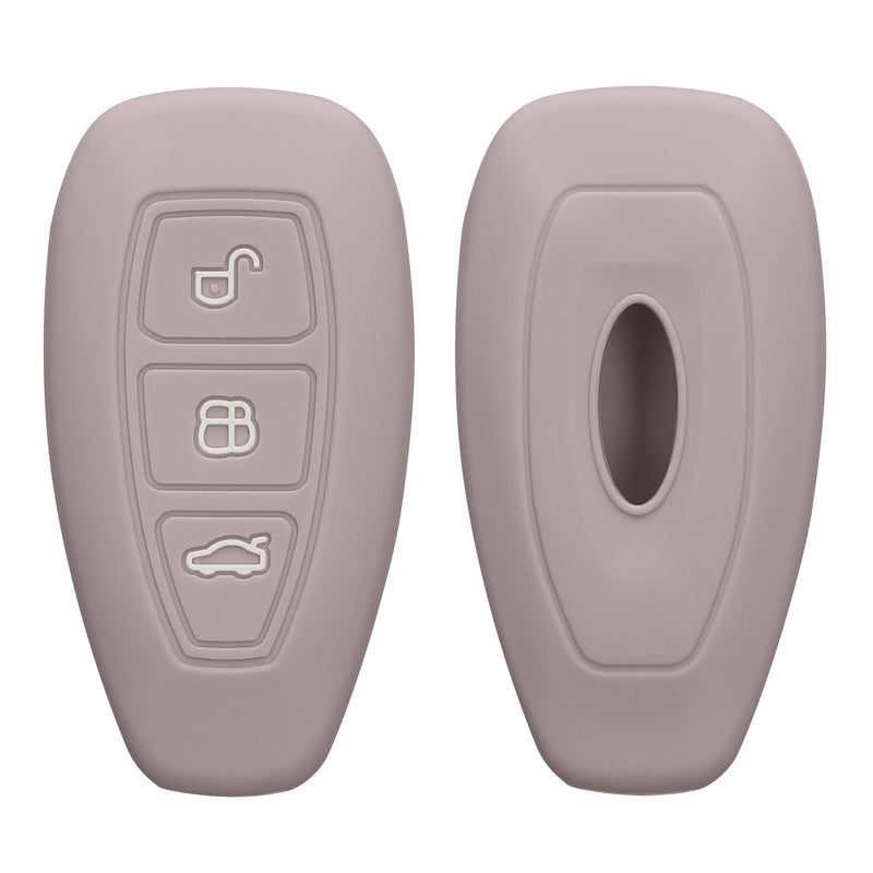 kwmobile Autoschlüssel Hülle kompatibel mit Ford 3-Tasten Autoschlüssel Keyless Go