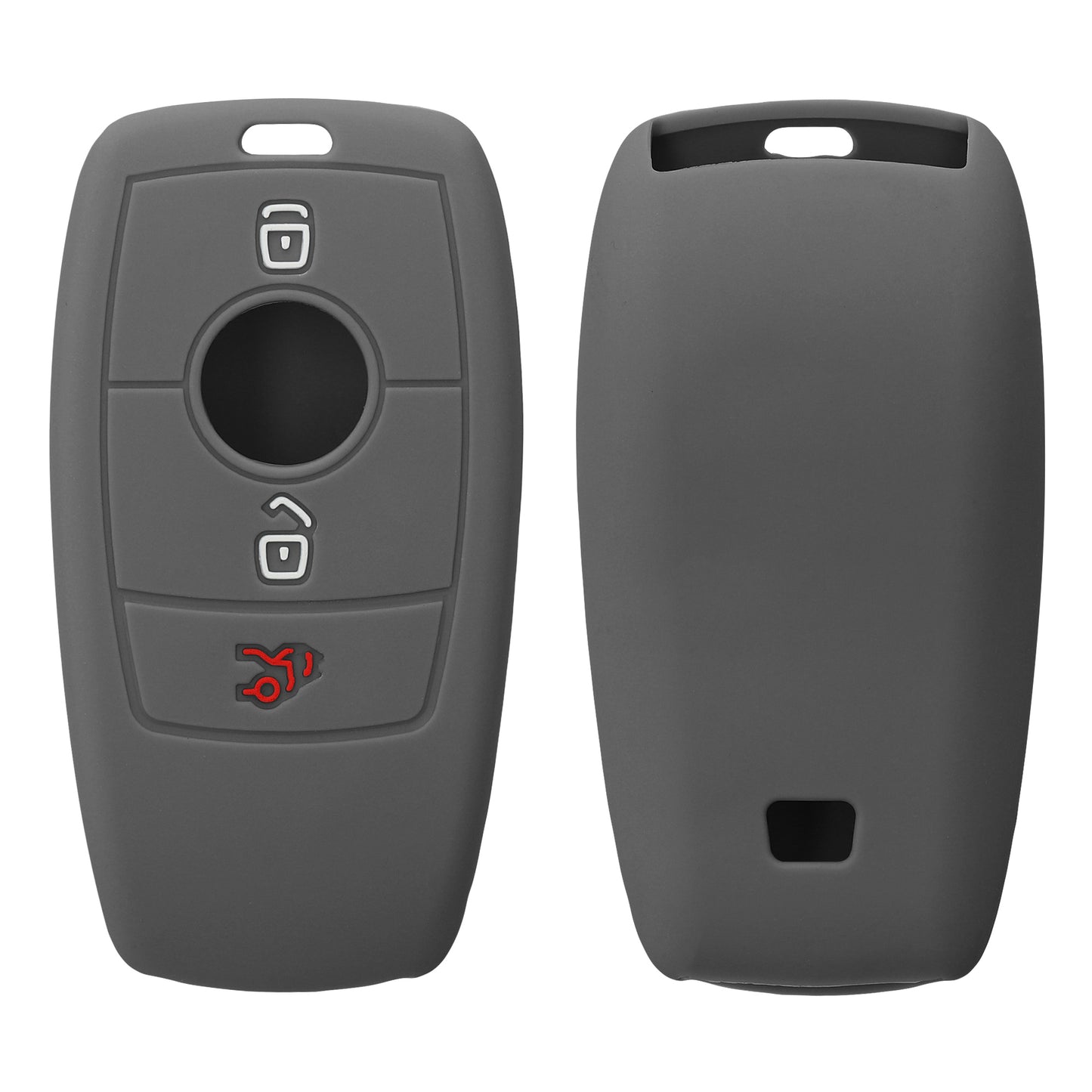 kwmobile Autoschlüssel Hülle kompatibel mit Mercedes Benz Smart Key Autoschlüssel (nur Keyless)