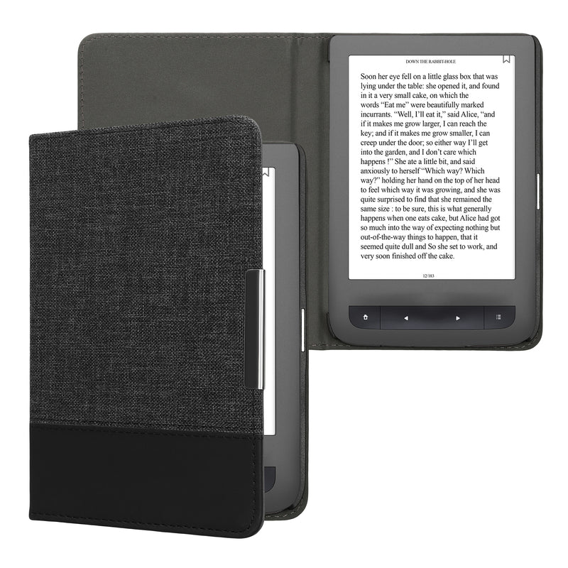 kwmobile Hülle kompatibel mit Pocketbook Touch Lux 3/Basic Lux/Basic Touch 2 eReader Schutzhülle Cover Case