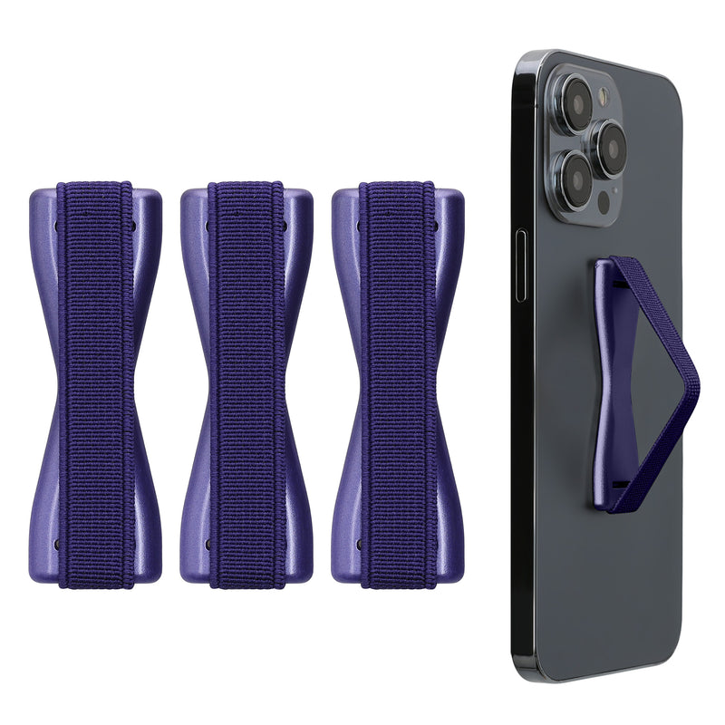 kwmobile Smartphone Fingerhalter Set - Handy Halter Griff Halterung Einhandbedienung - 3x Handyhalter