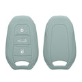 kwmobile Autoschlüssel Silikon Hülle kompatibel mit Peugeot Citroen 3-Tasten Smartkey Autoschlüssel (nur Keyless Go) - Schlüsselhülle in Cool Mint Cool Mint  