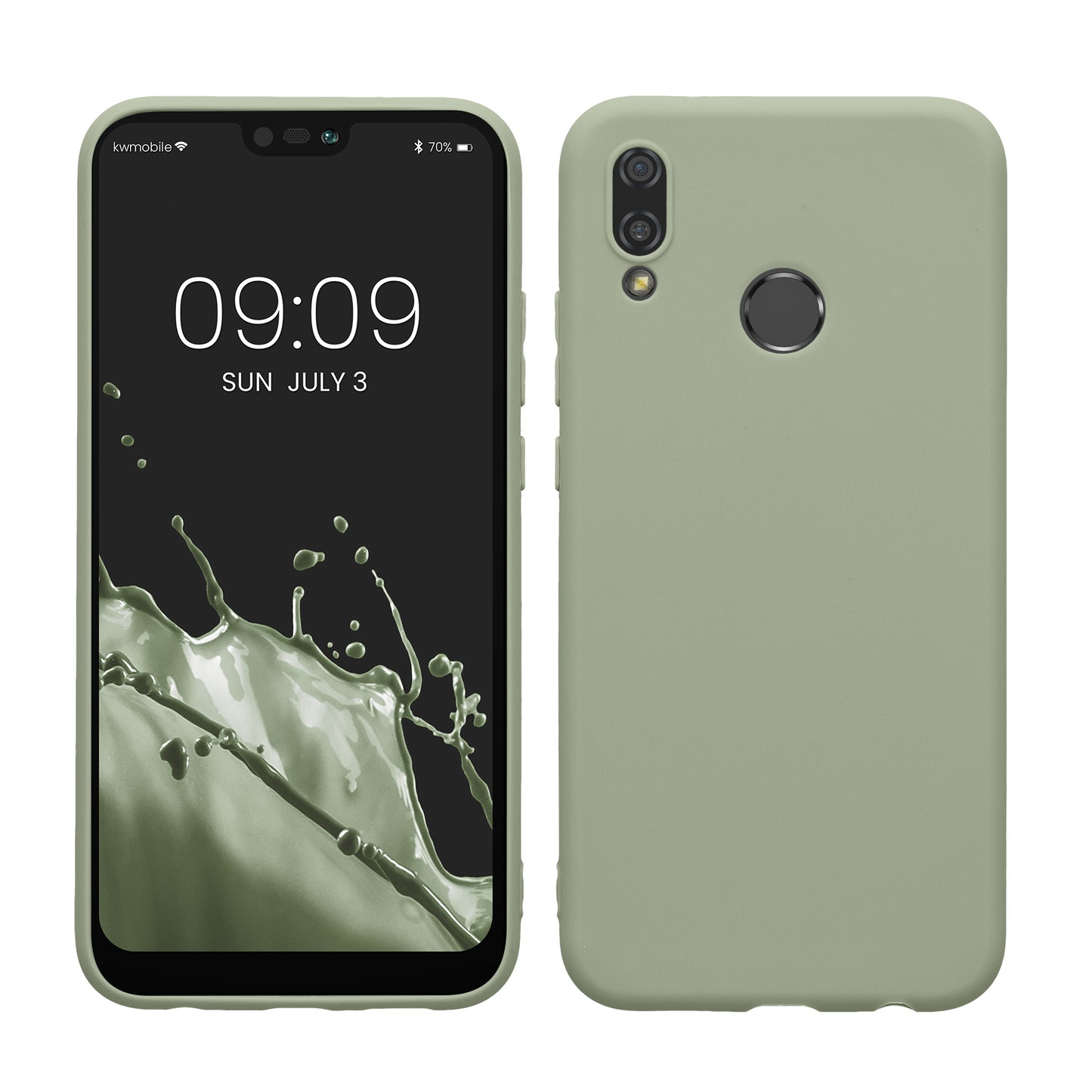 kwmobile Handyhülle für Huawei P20 Lite Hülle Kabelloses Laden Schutzhülle Cover