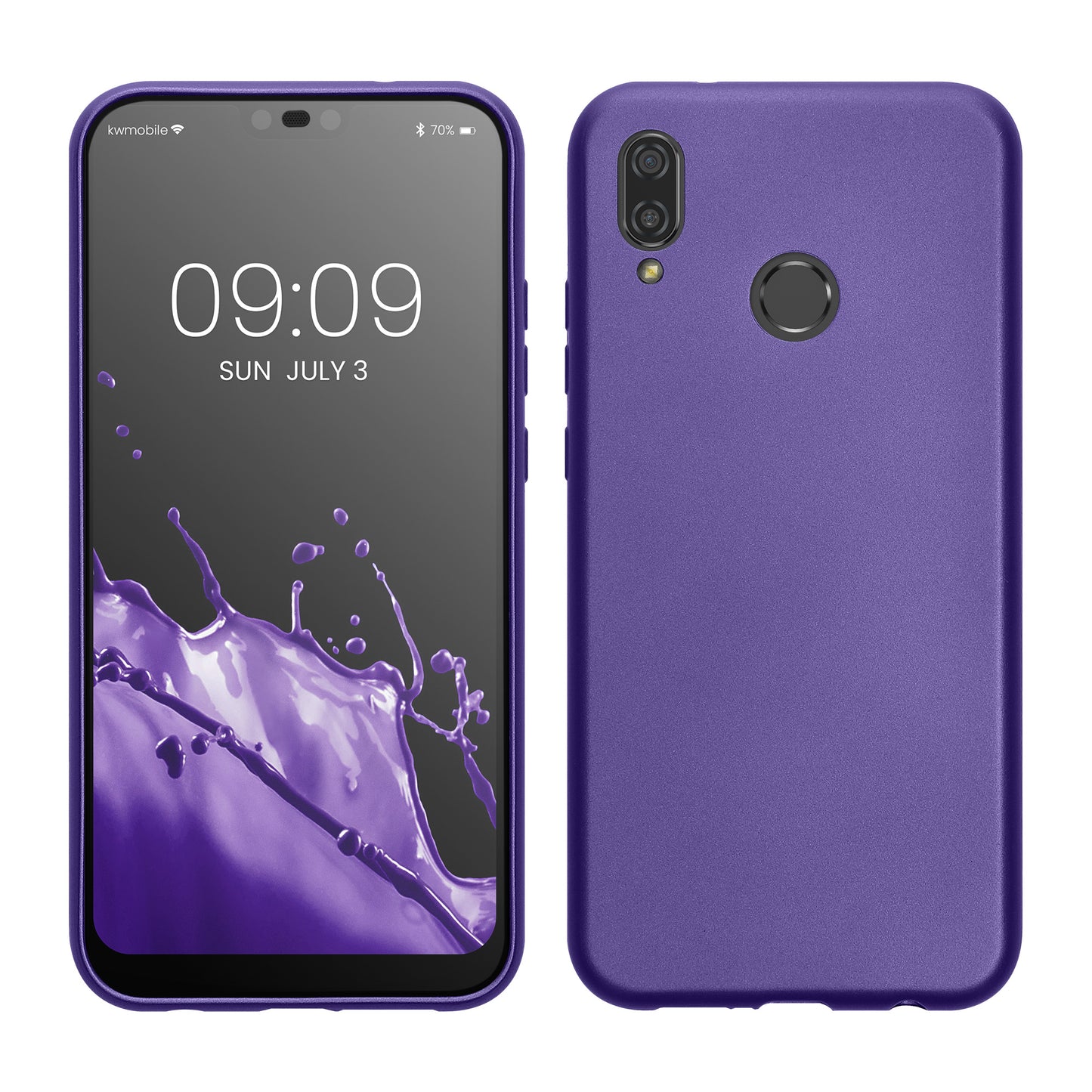 kwmobile Handyhülle für Huawei P20 Lite Hülle Silikon Case Schutzhülle Cover