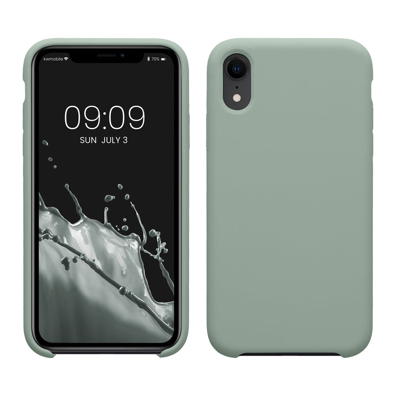 kwmobile Handyhülle für Apple iPhone XR Hülle - Case Silikon - Kabelloses Laden - Schutzhülle Cover